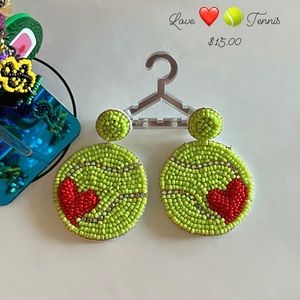 Tenis 🎾 earrings